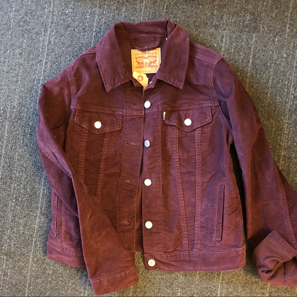 levi's maroon jacket